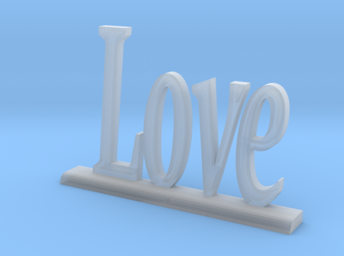 Letters 'Love' 7.5cm / 3&quot; 3d printed