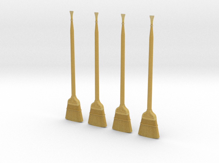 O Scale Switch Broom (Set of 4) 3d printed 