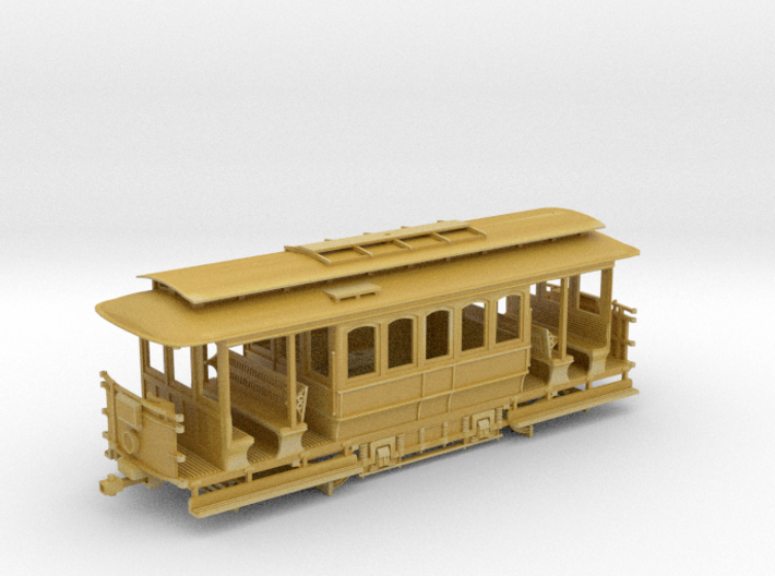 Sydney D Class Tram HO 1:87 3d printed 