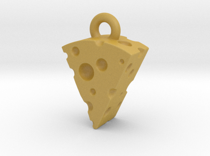 Swiss Cheese Pendant 3d printed