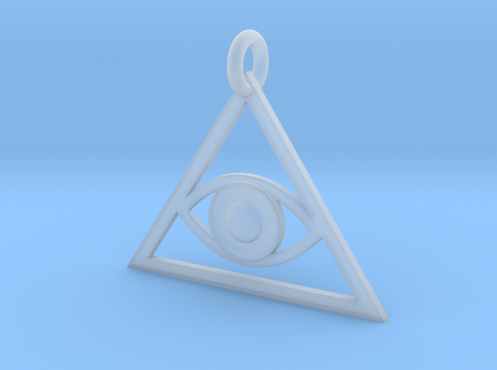 Eye of Providence Pendant 3d printed