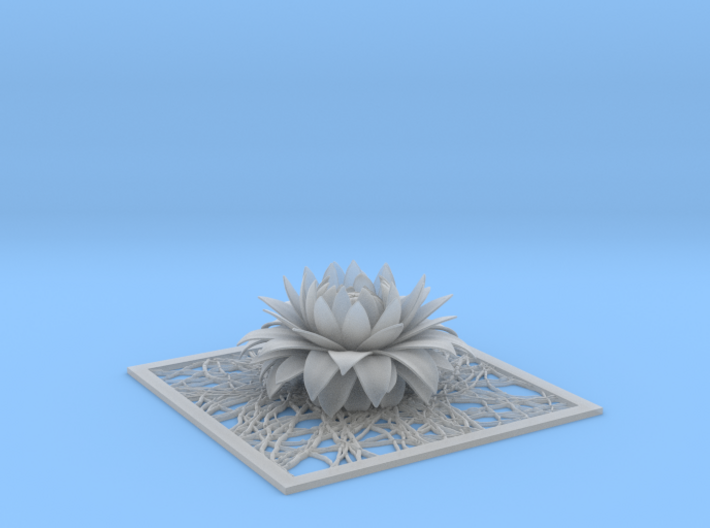 Aster flower decor element STL 3d printed