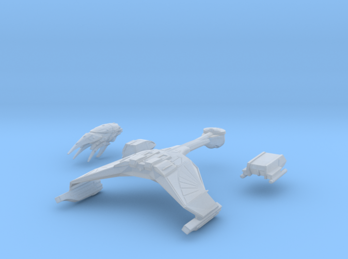 Tiny Pack: 4 Ships 3d printed