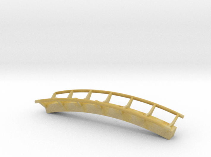 Curved rail inverted size 2 3d printed