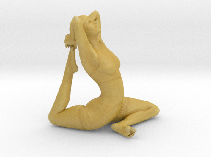 One-Legged King Pigeon Pose (small) 3d printed