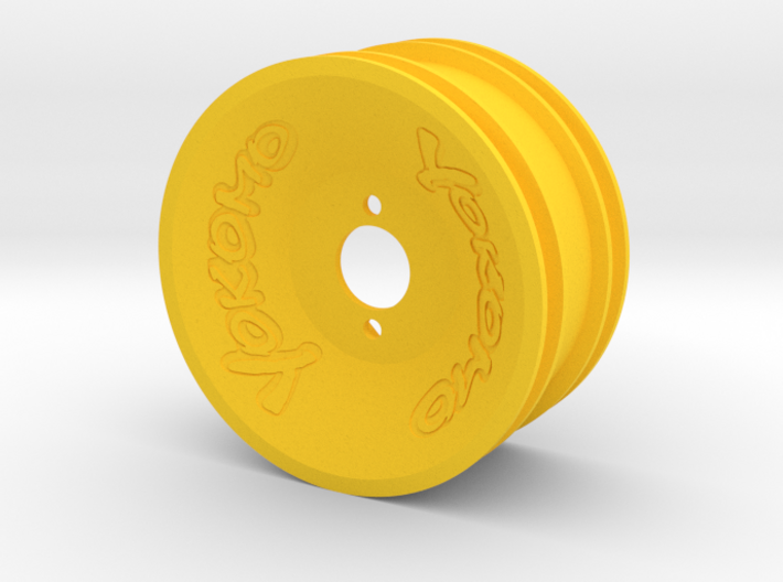 Yokomo YZ10 870C 2.2 Inch Front Wheel with Logos 3d printed