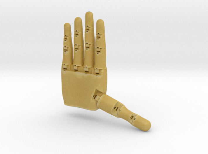 Robotic hand archetype 01 3d printed 
