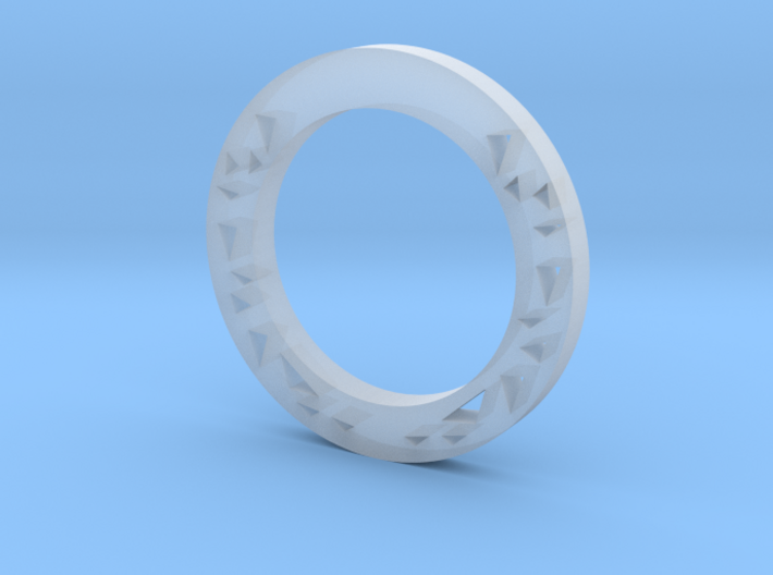 Triangles Ring 3d printed