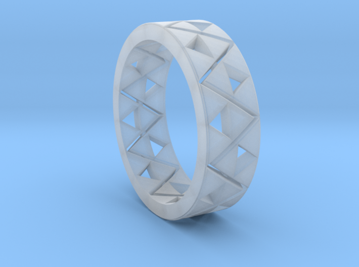Triforce Ring Size 11 3d printed