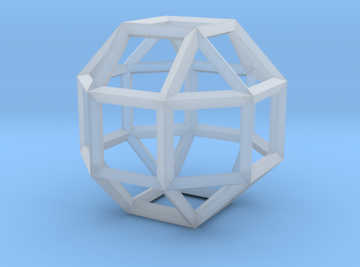 Rhombicuboctahedron(Leonardo-style model) 3d printed