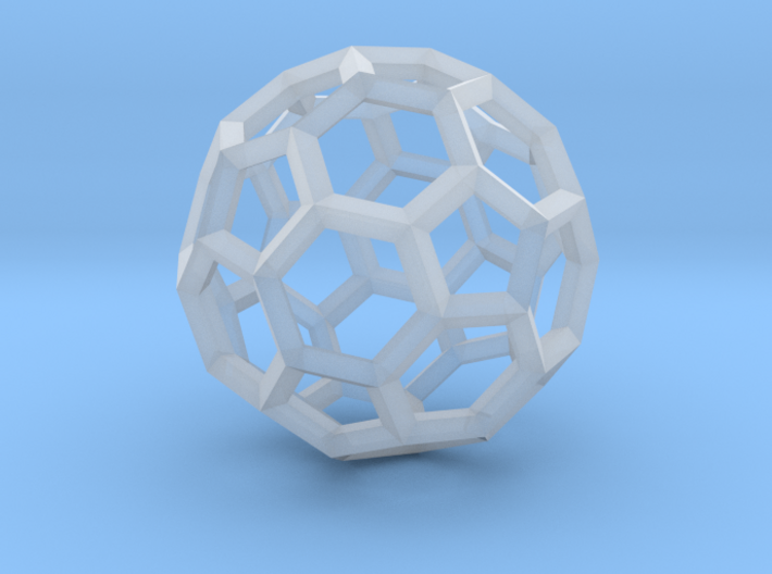 Truncated Icosahedron(Leonardo-style model) 3d printed