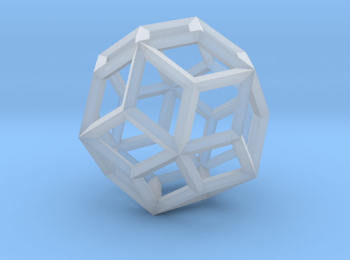 Rhombic Triacontahedron(Leonardo-style model) 3d printed