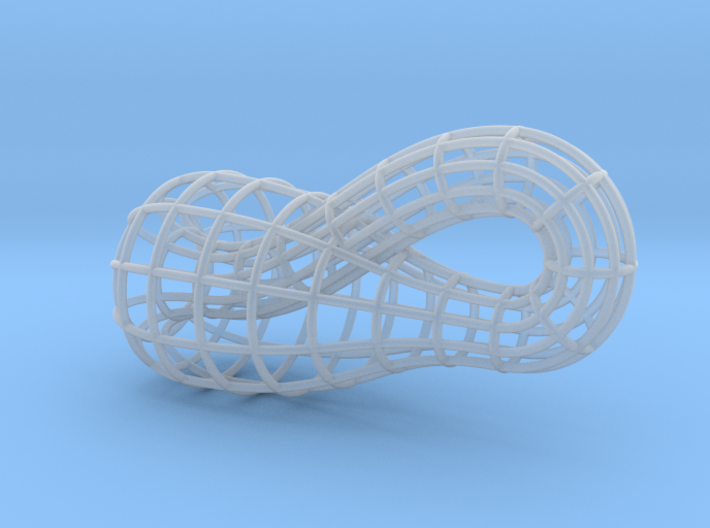 Klein Bottle Wireframe Mini 3d printed