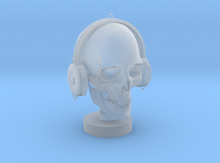 Skull DJ 3d printed