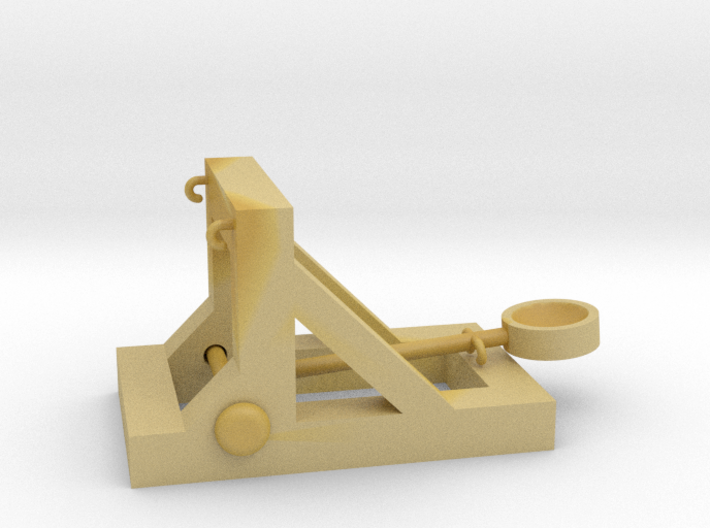 Rubber Band Catapult 3d printed