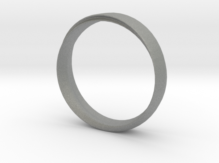 Mobius Ring with Groove Size US 9.75 3d printed