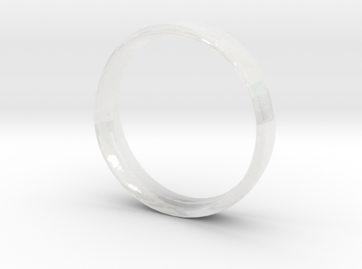 Mobius Ring with Groove Size US 9.75 3d printed