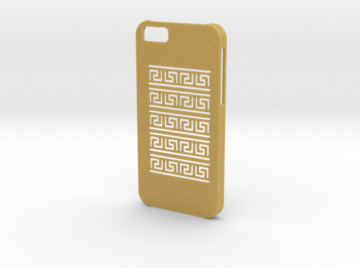 Iphone 6 Greek meander case 3d printed