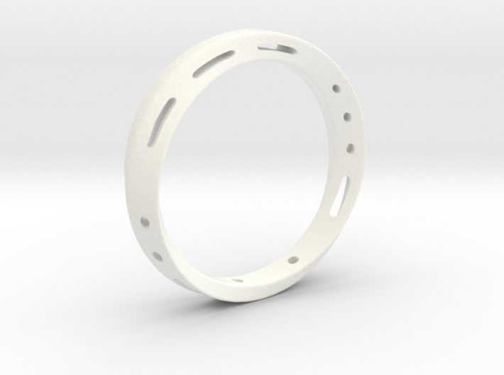 Morse code Mobius Ring - LOVE 3d printed
