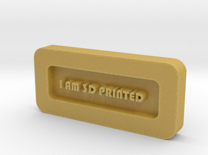 Paper Weight - I AM 3D PRINTED 3d printed