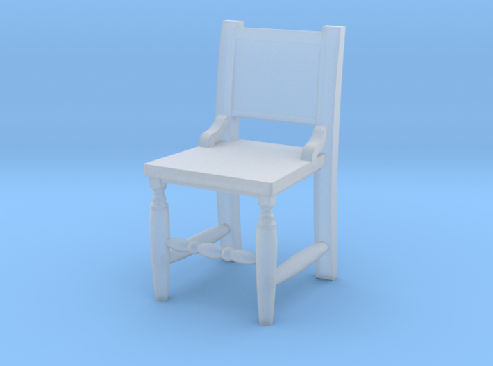 Miniature 1:48 Congressional Chair 3d printed
