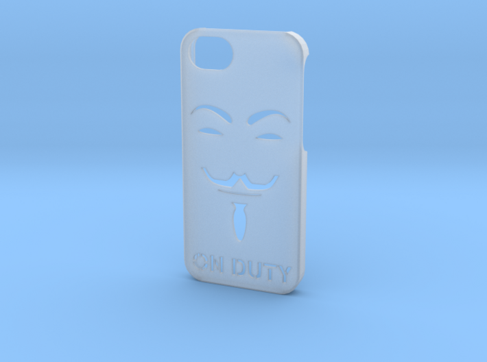 iPhone hard case ''Anon On Duty'' 3d printed