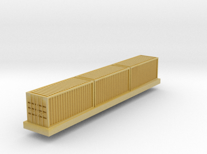 1/450 Container Wagon A x1 3d printed 