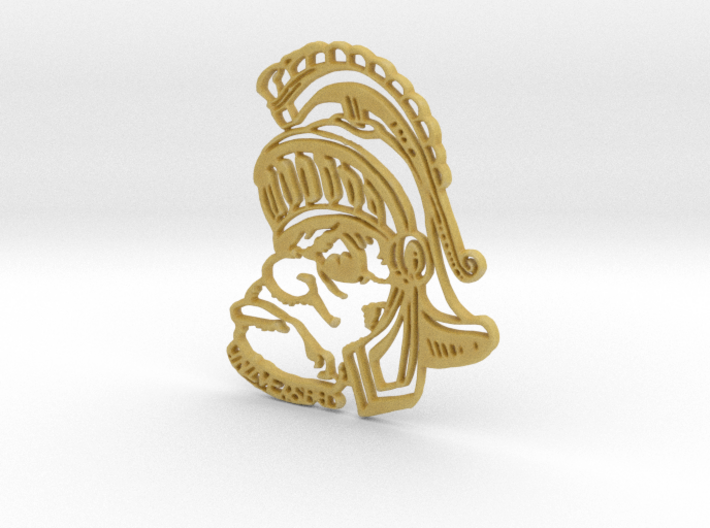 Sparty Pendant 3d printed