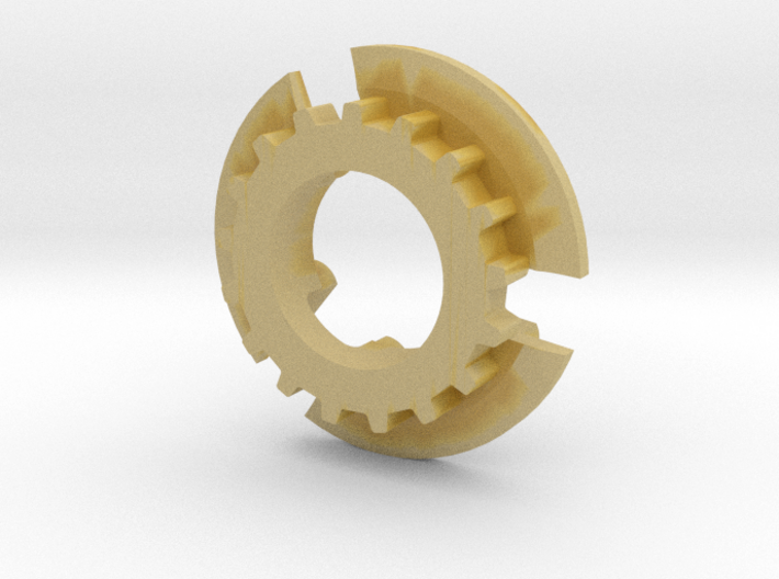 S99-S03_17 17 tooth pulley for 4WD system 3d printed 