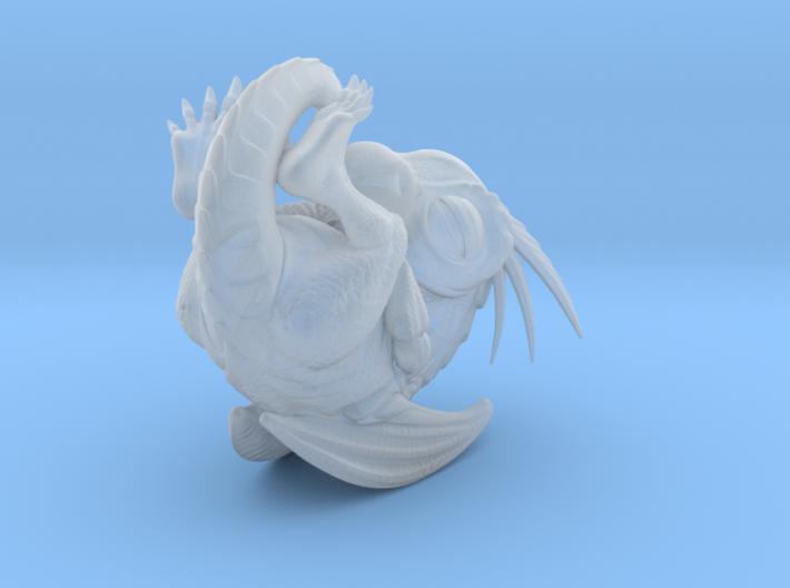 Tiny 'Crystalised' Baby Dragon 3d printed
