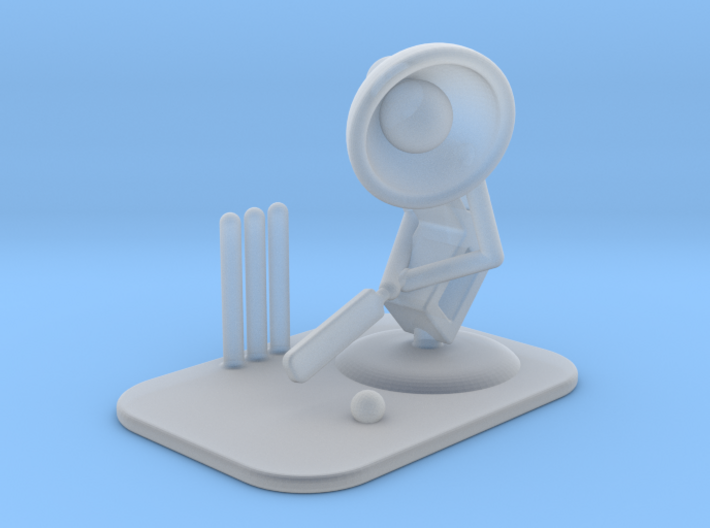 Lala &quot;Playing Cricket&quot; - DeskToys 3d printed