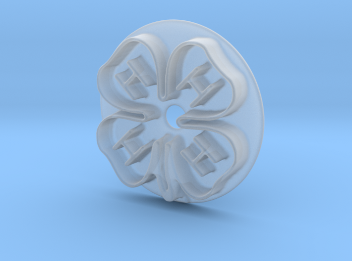 4H Clover Cookie Cutter Small 60mm 3d printed