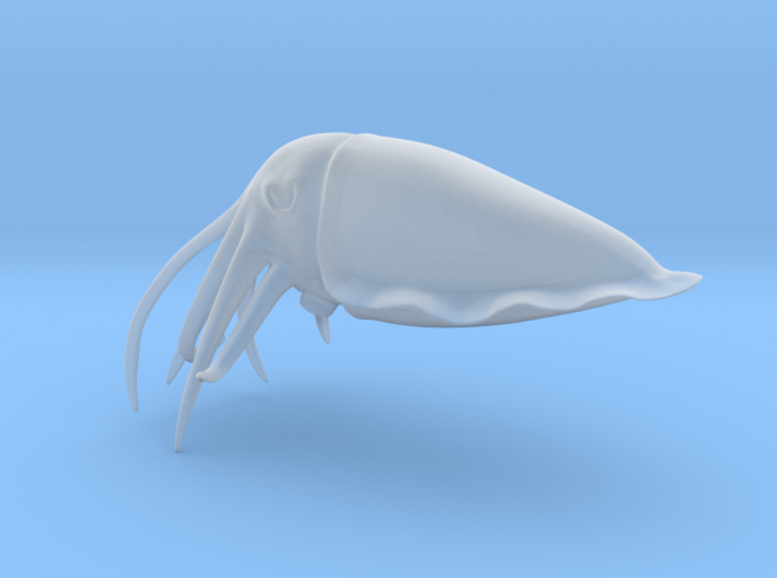 Cuttlefish Statue 3d printed