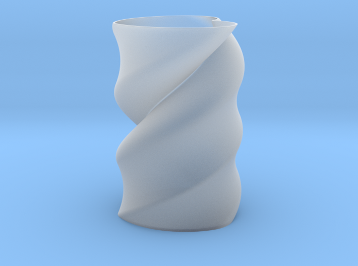 Twisted Heart Vase 3d printed