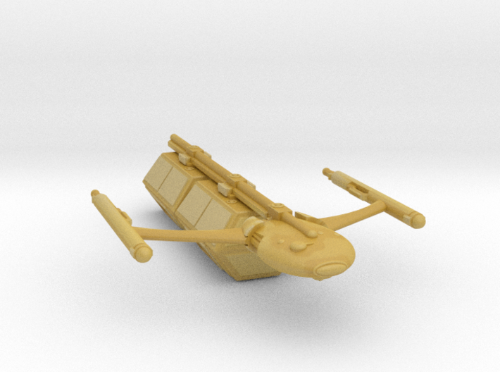 Civilian Modular Freighter with Two Hexagonal Pods 3d printed