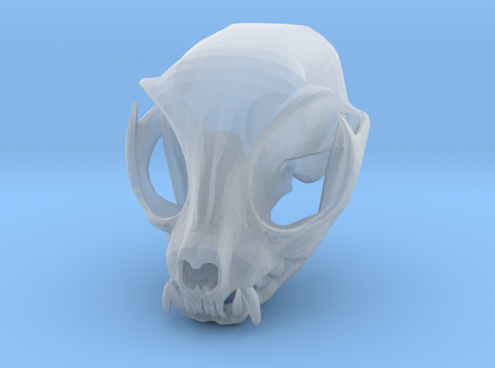 Cat Skull 3d printed