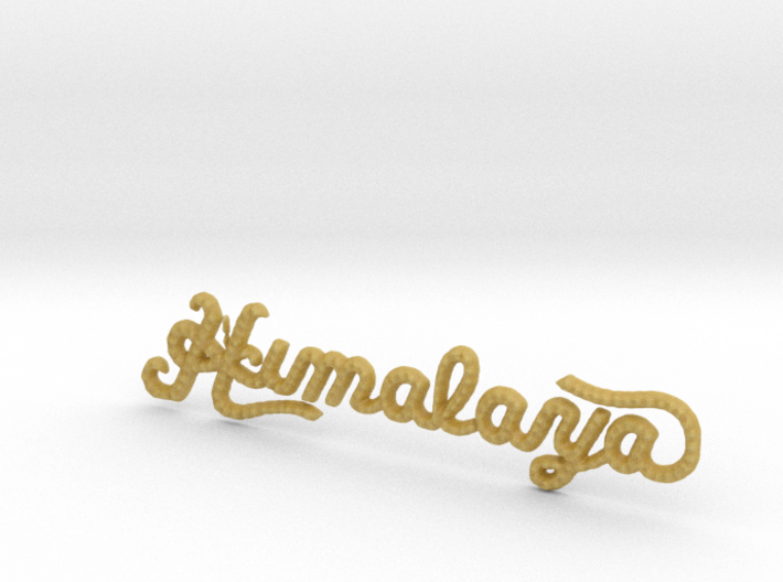 Wisdom Himalaya Sign 1/87th Ho Scale Carnival  3d printed 