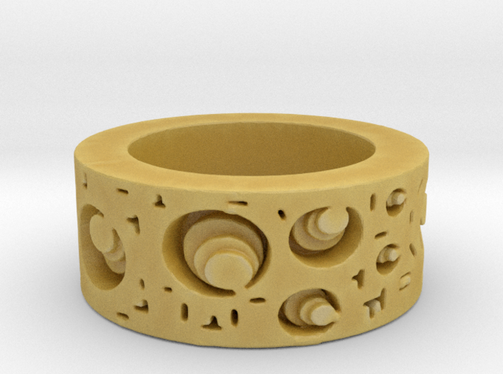 Circuitous Ring Size 9 3d printed