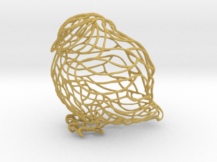 Fat Owl Wire 6cm 3d printed