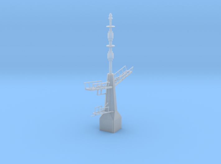1/96 / 1/100 scale British Navy Type 23 Aft Mast 3d printed