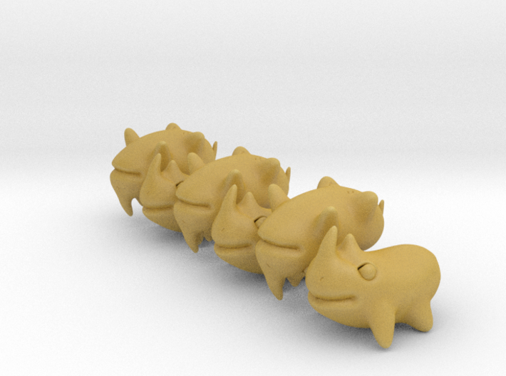 Rhinoceros Beans 3d printed