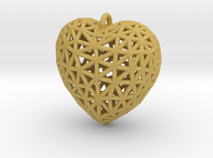 Heart Pendant #2 3d printed