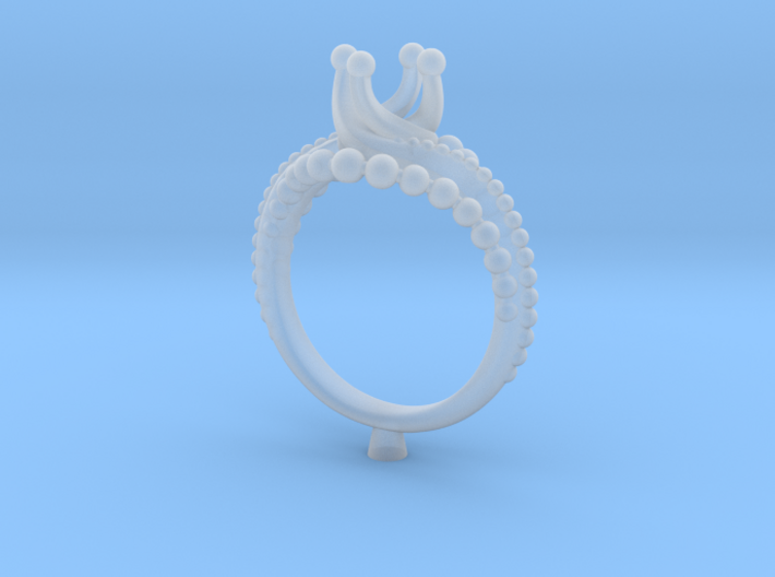Ic9-B2- Engagement Ring 3d printed