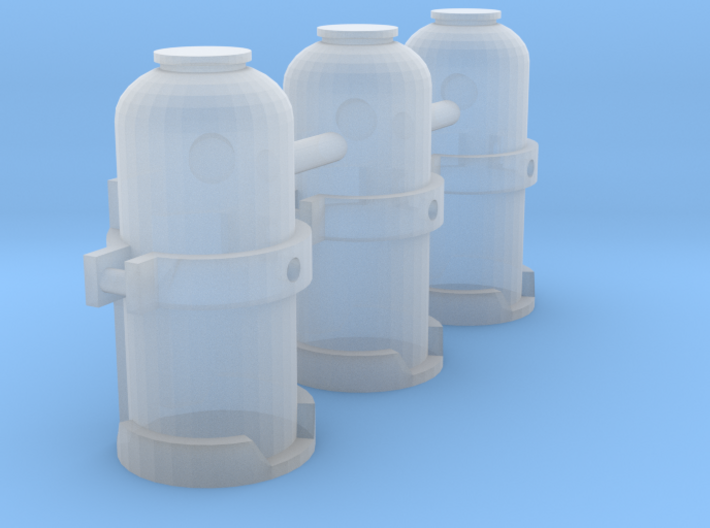 1/50 Scale Fire Suppression System-Chem Canisters 3d printed