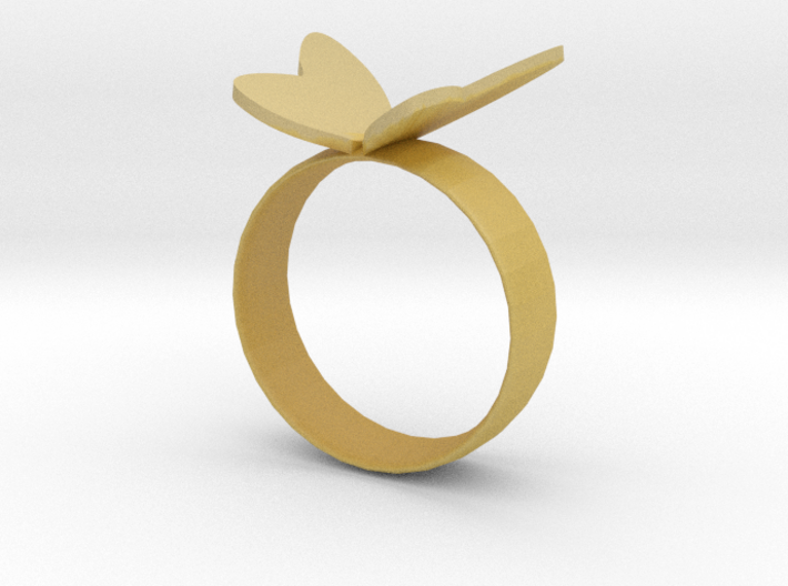 Butterfly RIng 3d printed