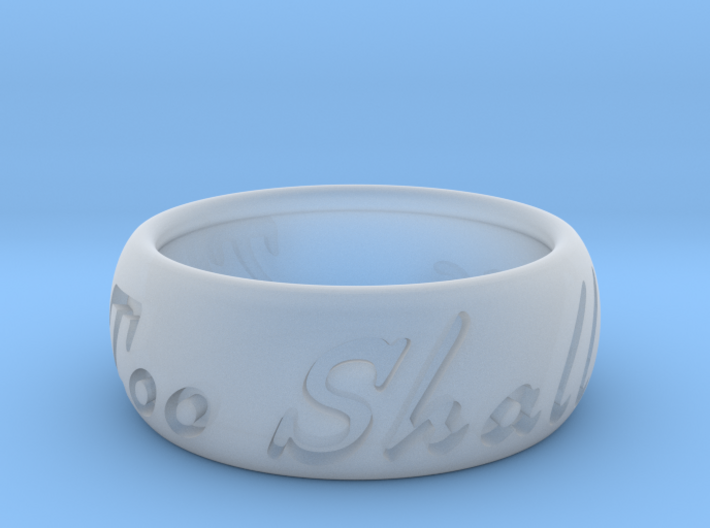 This Too Shall Pass ring size 11 3d printed