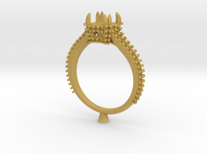 M1- Engagement Ring 3d Printed Wax Resin . 3d printed