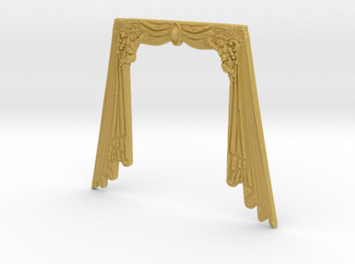Stern ornament "Curtains" for Kolderstok 1:72 Bata 3d printed 
