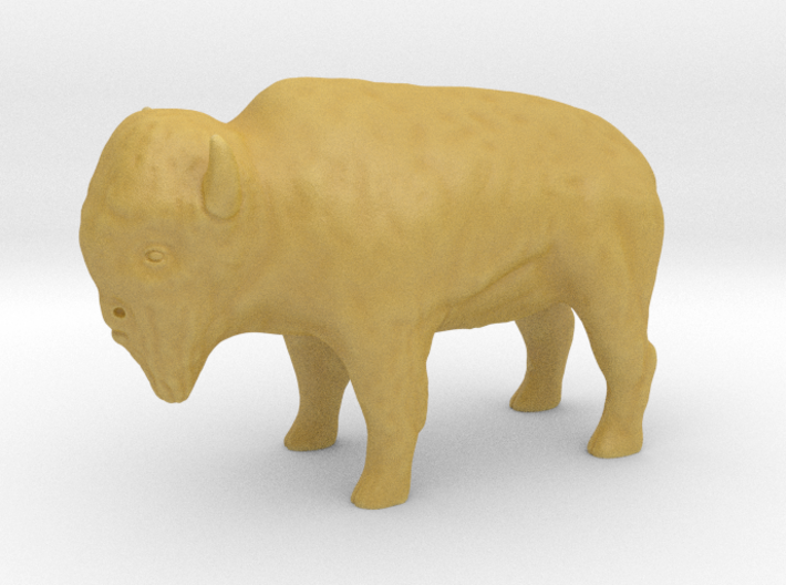 Miniature Bison 3d printed