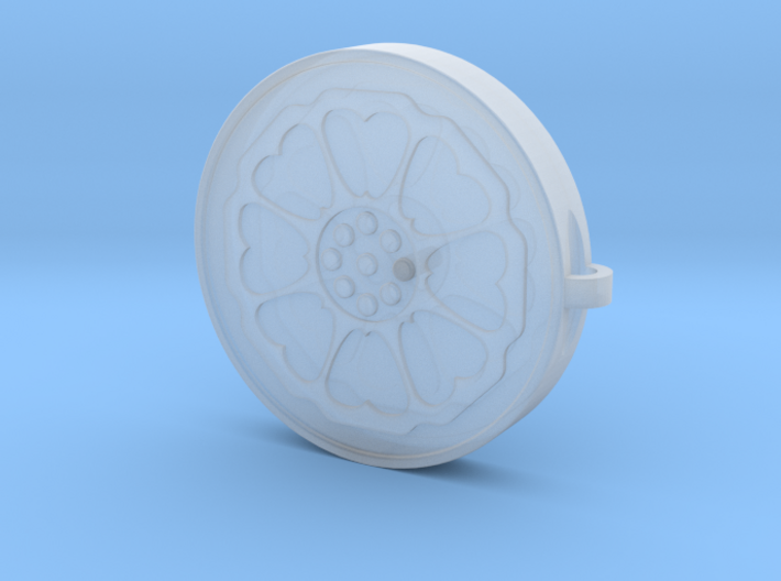 Lotus Tile With Keychain Model 3d printed